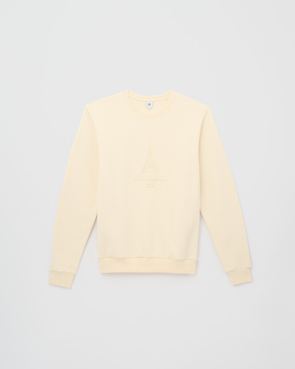 Ecru Cotton Sweater – Official Eiffel Tower Shop