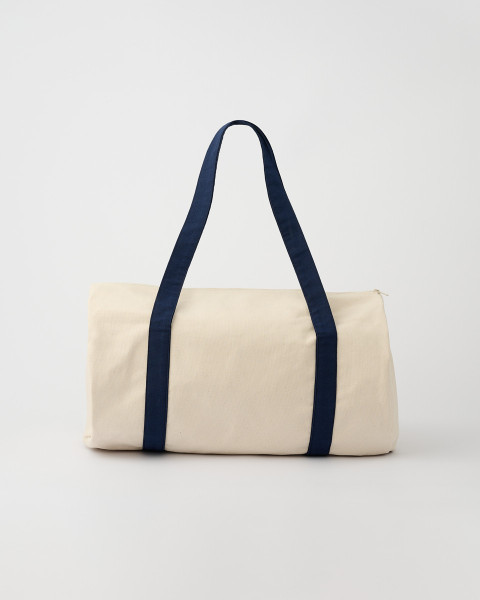Bolso Bowling de Algodón Crudo y Azul – Tienda de la Torre Eiffel