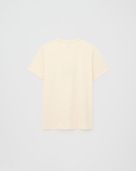 Ecru and Blue Cotton T-shirt – Eiffel Tower Shop