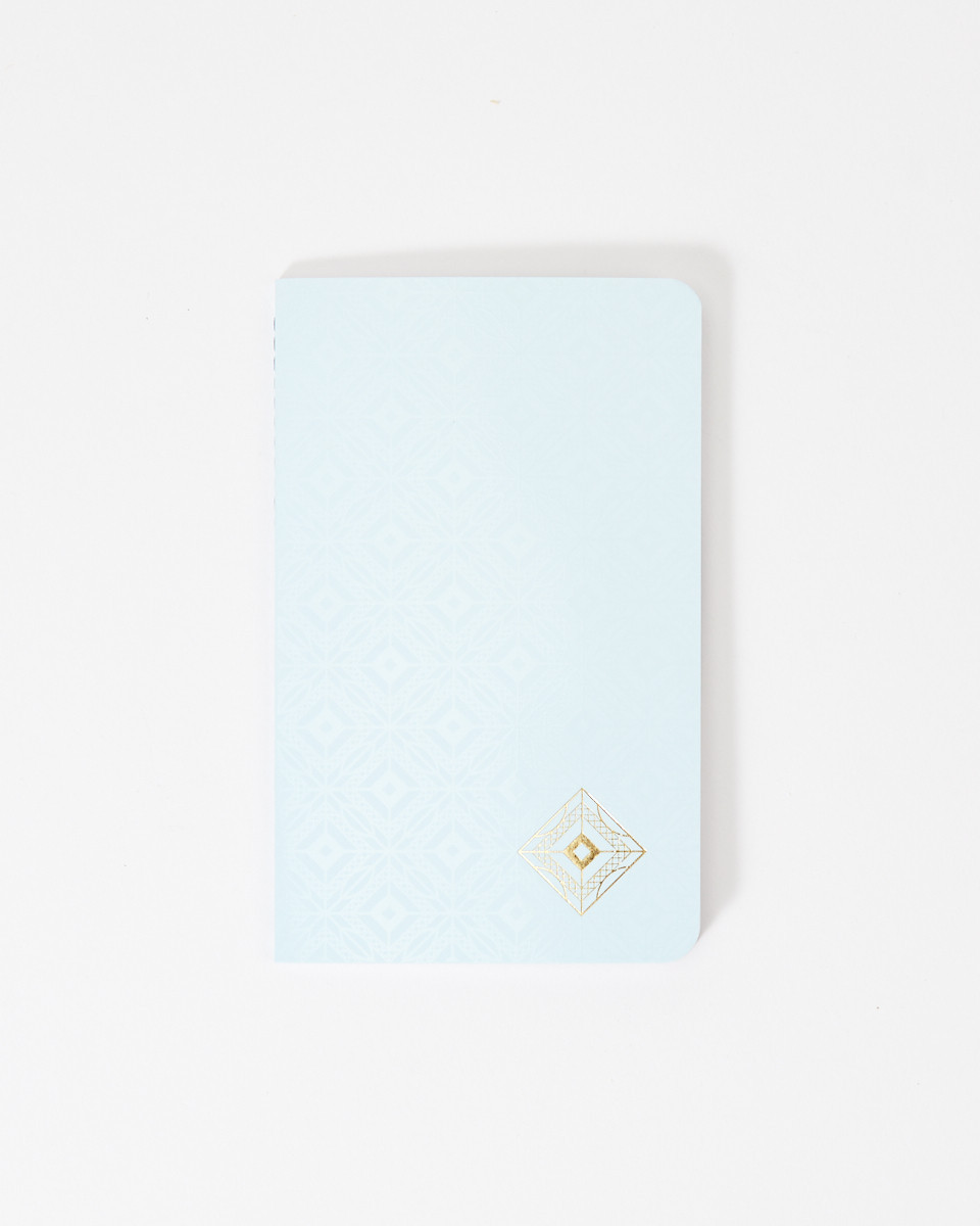 Light Blue 10x16 notebook with the Eiffel Tower